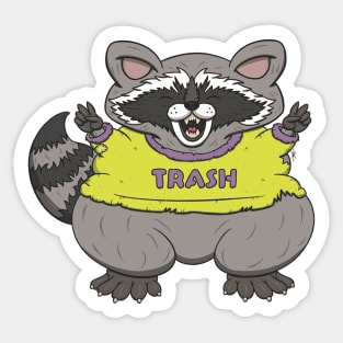 Cute raccoon Sticker